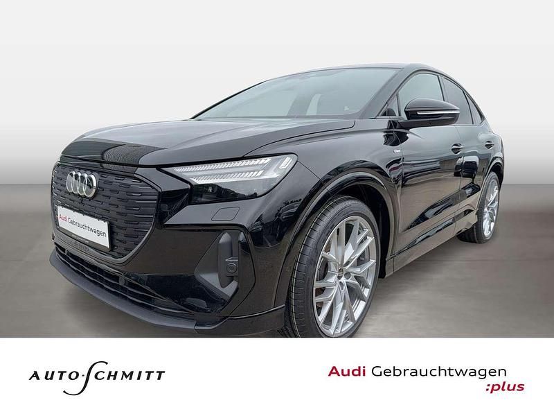 Mythosschwarz metallic Gebraucht 2023 Audi e-tron S-Line SUV | 34.990 € (Fairer Preis) - Bild 1/4