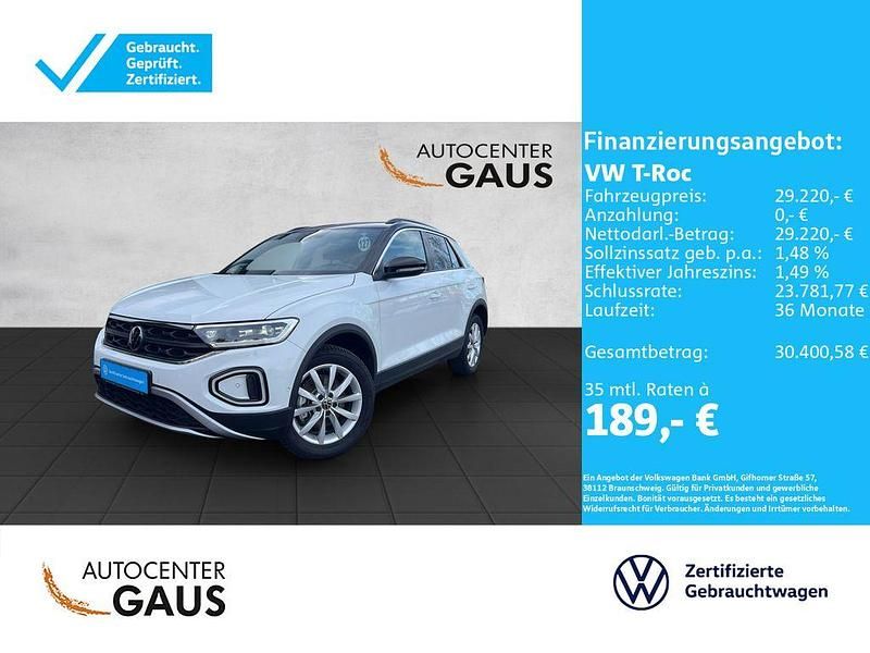 Gebraucht VW T-Roc Goal 150 PS (110 kW) 2025 Weiß SUV