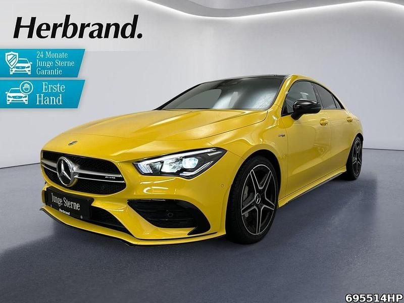 Gebraucht Mercedes CLA35 AMG AMG 306 PS (225 kW) 2023 Unilack sonnengelb Coupé