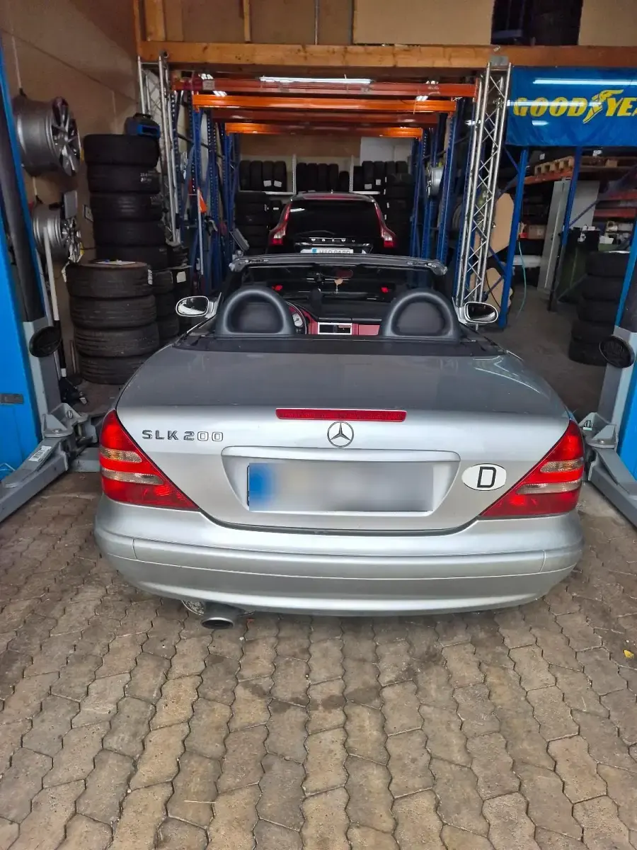 Gebraucht Mercedes SLK200 2001 Silber Cabrio