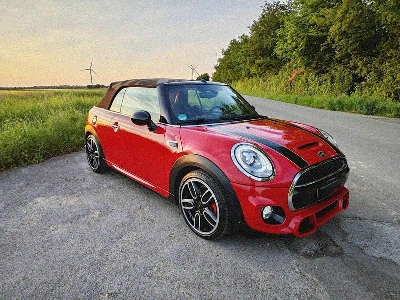 Rot Gebraucht 2018 Mini John Cooper Works Cabriolet Cabrio | 17.188 € - Bild 1/4