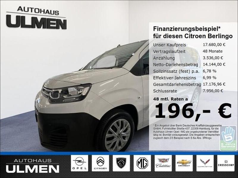 Weiss Gebraucht 2023 Citroën e-Berlingo Live Van / Kleinbus | 17.680 € (Guter Preis) - Bild 1/4