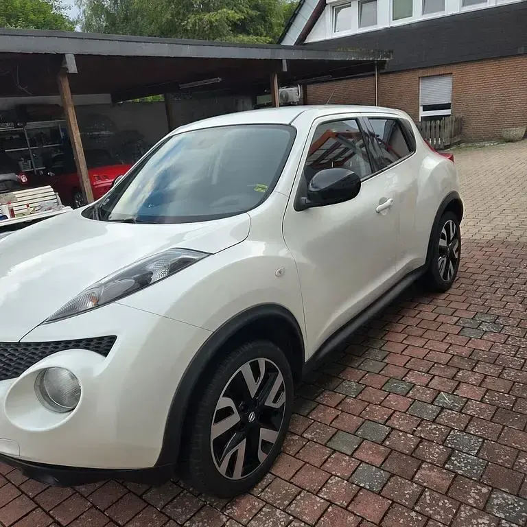 Gebraucht Nissan Juke Acenta 117 PS (86 kW) 2014 Weiß SUV