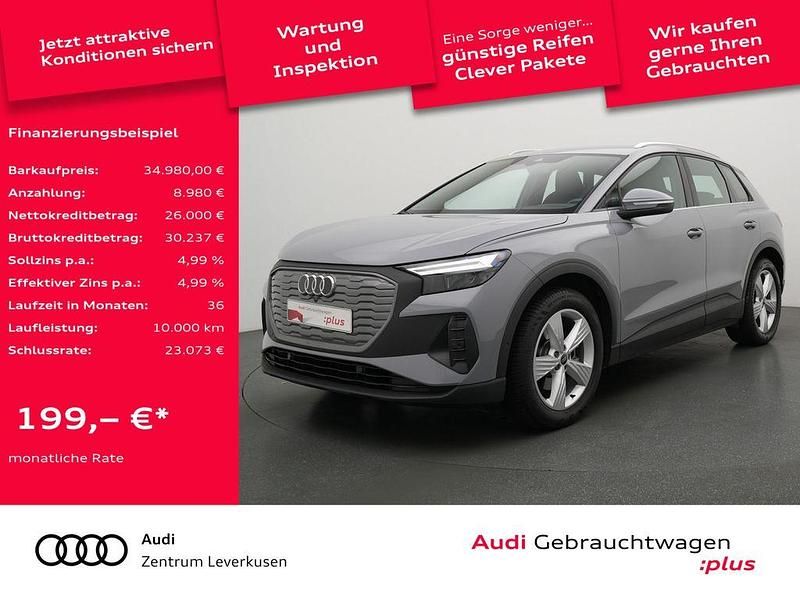Grau Gebraucht 2022 Audi Q4 e-tron Sport SUV | 34.980 € - Bild 1/4