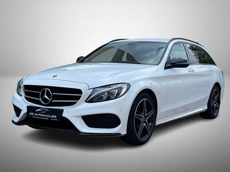Polarweiss unilack Gebraucht 2017 Mercedes C200 AMG Kombi | 21.600 € (Fairer Preis) - Bild 1/4