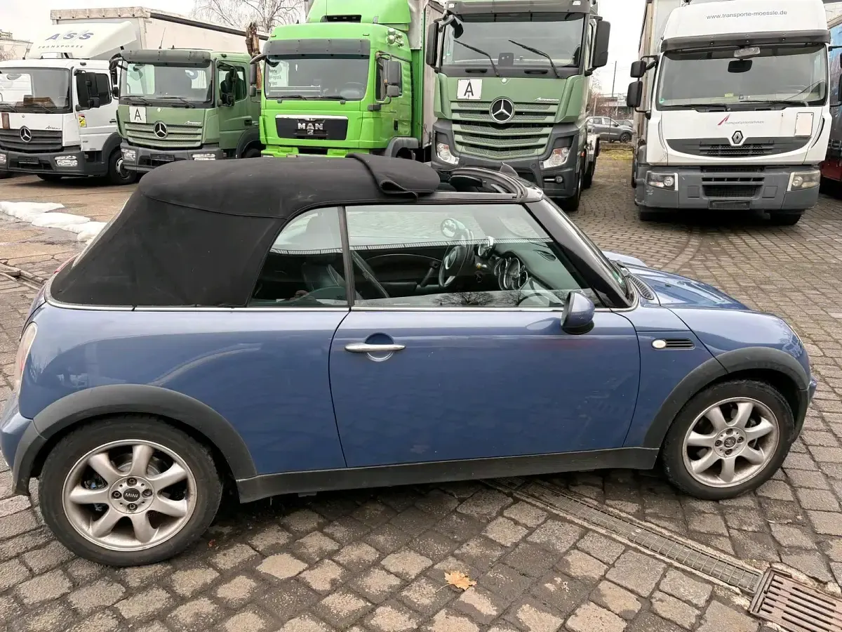 Usata Mini Cooper Cabriolet 130 CV (95 kW) 2005 Blu Cabrio
