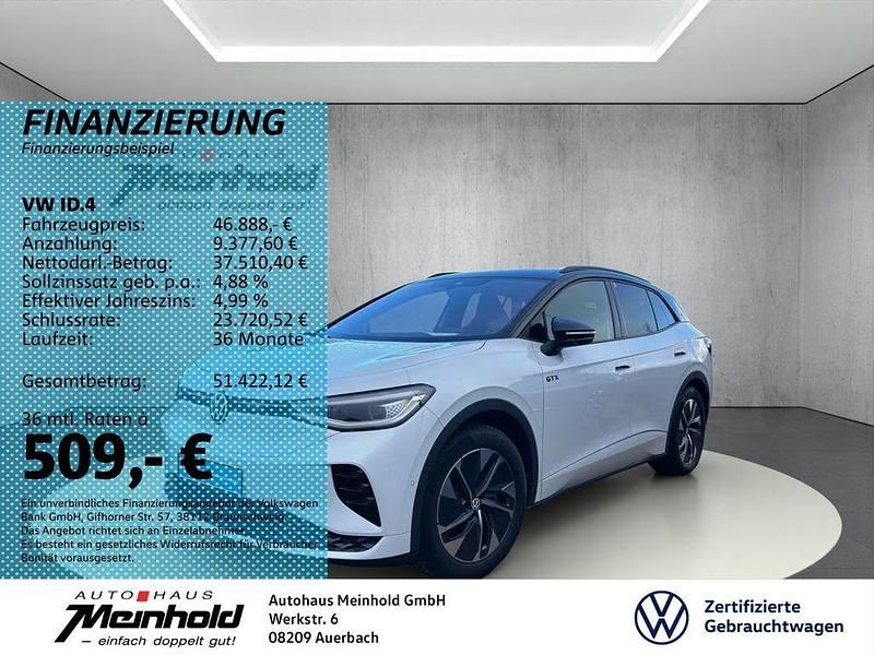 Gebraucht VW ID.4 GTX 250 kW (340 PS) 2025 Gletscherweiß metallic/schwarz SUV