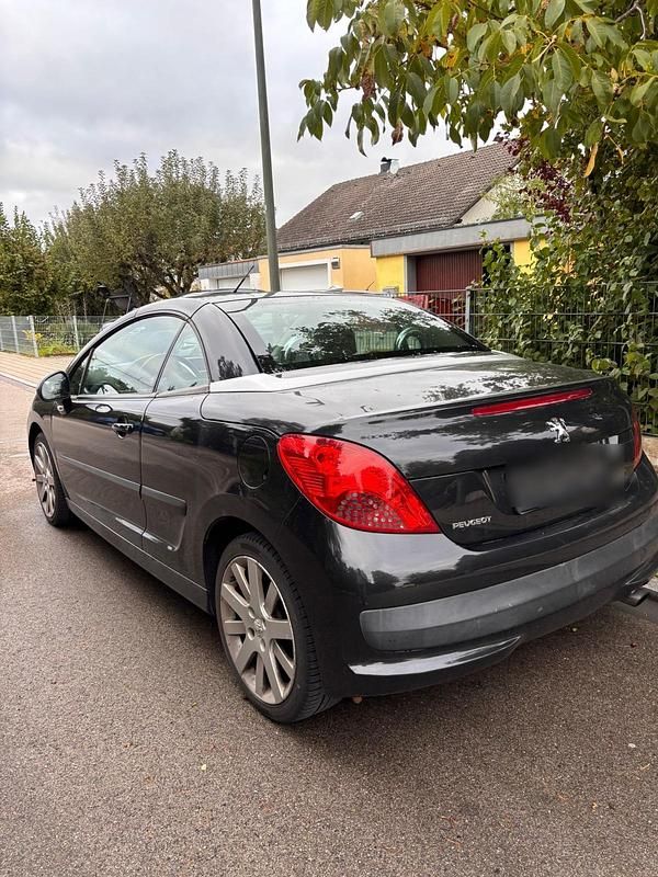 Schwarz Gebraucht 2007 Peugeot 207 CC Cabrio | 1.000 € (Superpreis) - Bild 1/4