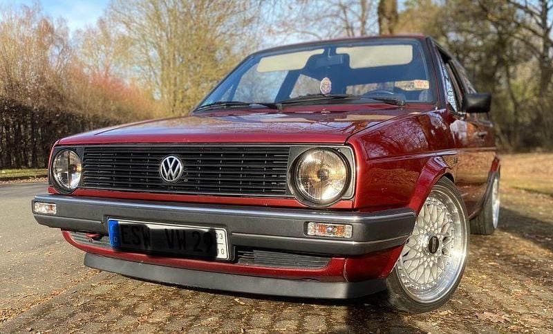Gebraucht VW Golf II 72 PS (52 kW) 1987 Rot Kleinwagen