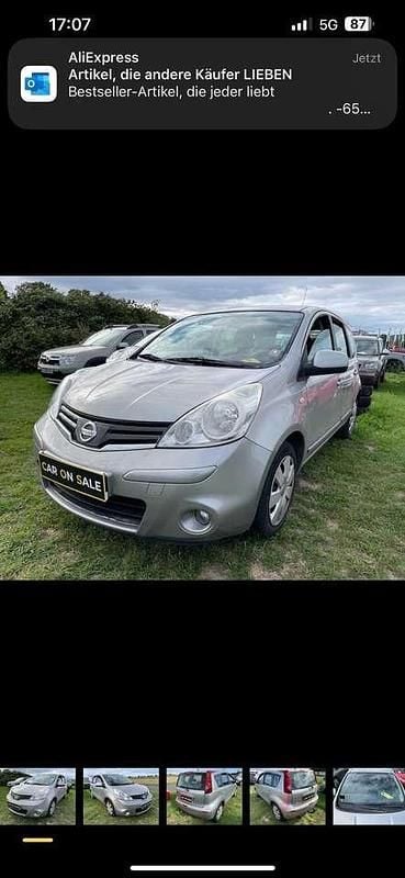 Grau Gebraucht 2010 Nissan Note Acenta Van / Kleinbus | 2.799 € (Fairer Preis) - Bild 1/4