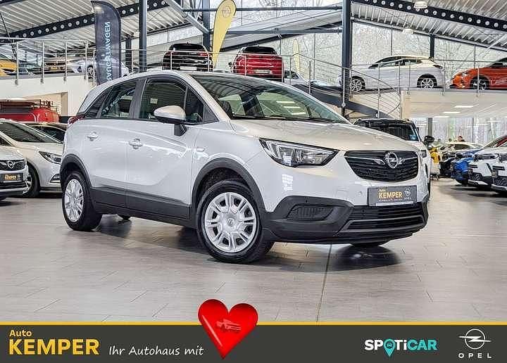 Argon silber (metallic) Gebraucht 2018 Opel Crossland X Edition SUV | 11.450 € (Etwas zu teuer) - Bild 1/4