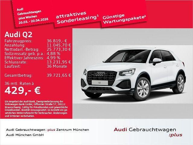 Gebraucht Audi Q2 Advanced Plus 190 PS (139 kW) 2025 Gletscherweiß metallic SUV