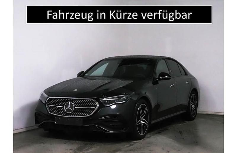 Metalliclack graphitgrau Gebraucht 2024 Mercedes E220 AMG Limousine | 54.980 € - Bild 1/3