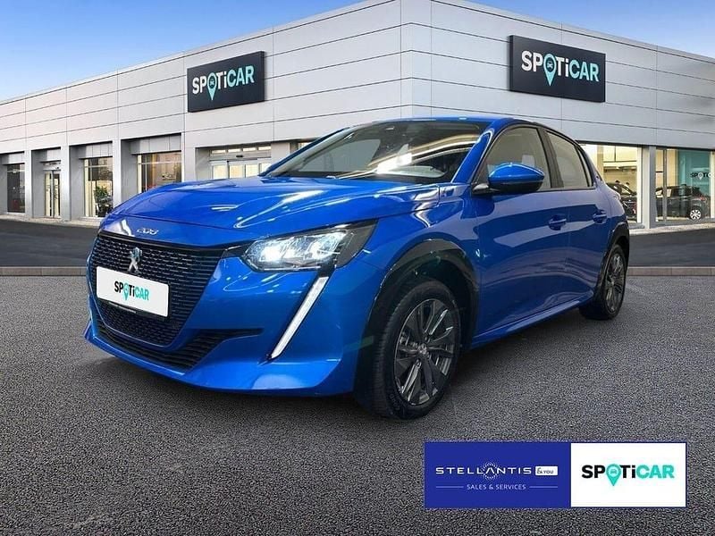Blau Gebraucht 2021 Peugeot e-208 Active Kleinwagen | 14.250 € (Guter Preis) - Bild 1/4