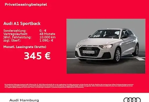 Neu Audi A1 Sportback Advanced Plus 95 PS (69 kW) 2026 Weiß Kleinwagen