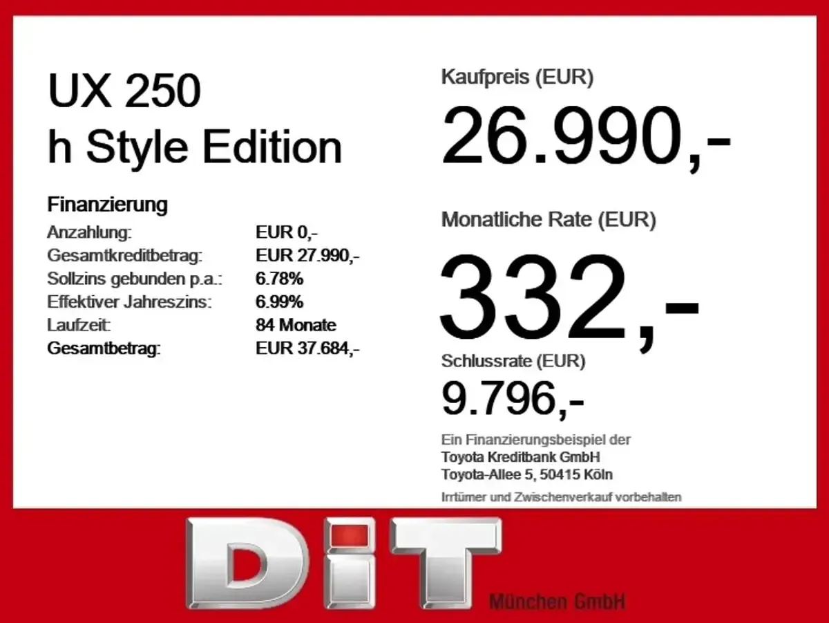 Gebraucht Lexus UX 250h 184 PS (135 kW) 2023 Other SUV