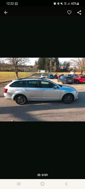 Gebraucht Skoda Octavia 110 PS (80 kW) 2016 Silber Kleinwagen
