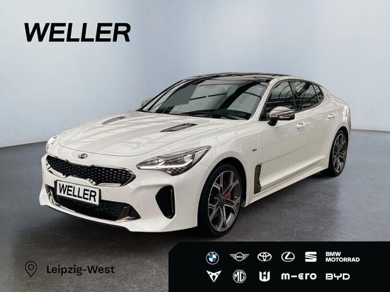Gebraucht Kia Stinger GT 366 PS (269 kW) 2019 Swp) snow white pearl (weiss Kleinwagen