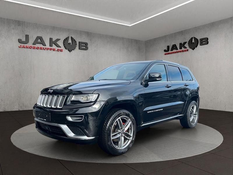 Brilliant black crystal pearl Gebraucht 2015 Jeep Grand Cherokee Summit SUV | 21.900 € (Fairer Preis) - Bild 1/4