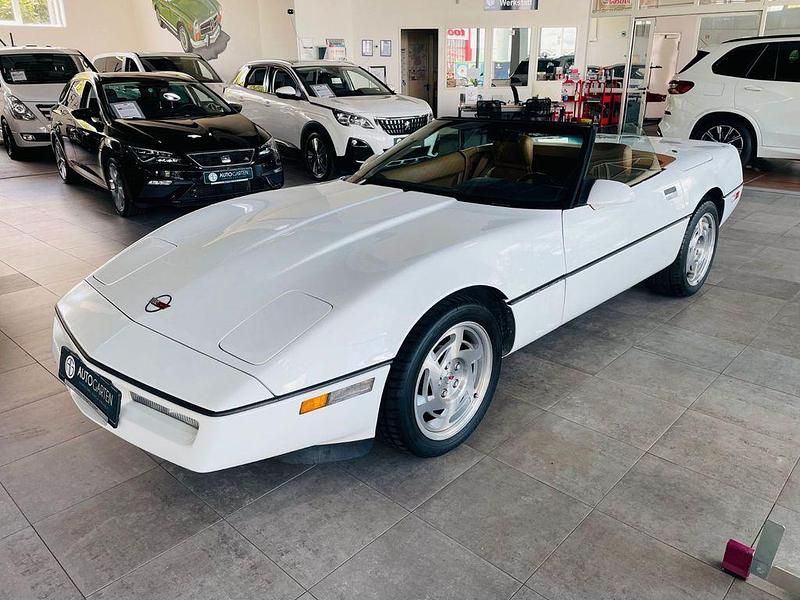 Weiß Gebraucht 1990 Chevrolet Corvette C4 Cabrio | 17.950 € - Bild 1/4