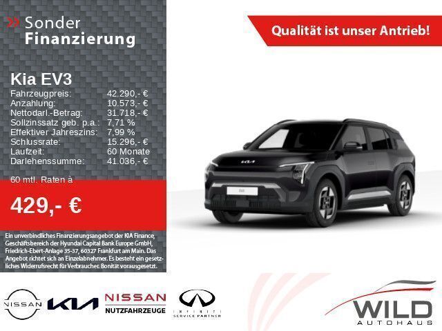 Schwarz Neu 2025 Kia EV3 4 SUV | 42.290 € (Fairer Preis) - Bild 1/3