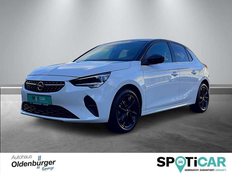 Jadeweiß / dach schwarz Gebraucht 2021 Opel Corsa Elegance Kleinwagen | 13.595 € (Fairer Preis) - Bild 1/4