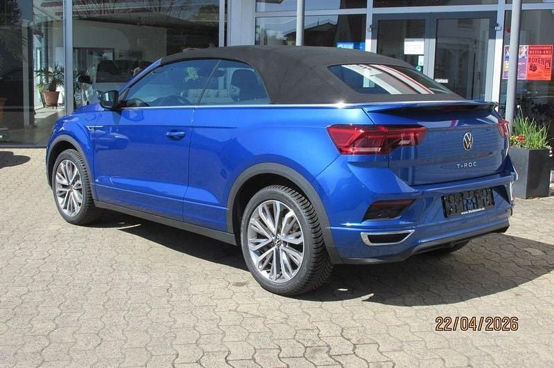 Gebraucht VW T-Roc Cabriolet R-line 150 PS (110 kW) 2021 Blau Cabrio