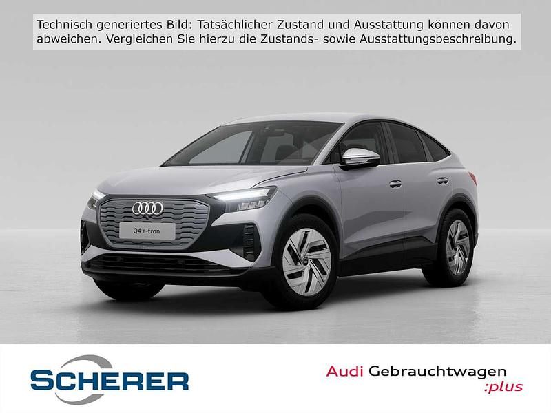 Grau Gebraucht 2022 Audi Q4 e-tron SUV | 27.490 € (Etwas zu teuer) - Bild 1/4