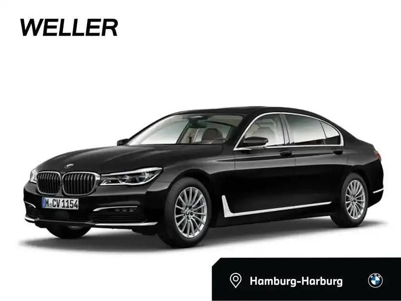 Sapphire schwarz (schwarz) Gebraucht 2018 BMW 740 Comfort Edition Limousine | 39.950 € (Fairer Preis) - Bild 1/3