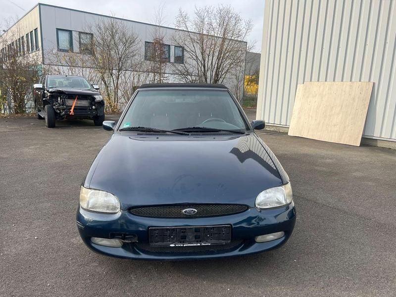 Gebraucht Ford Escort Cabriolet 116 PS (85 kW) 1996 Blau Cabrio