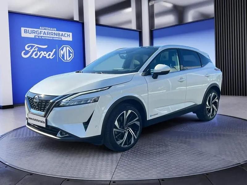 Pearl white perleffekt Gebraucht 2023 Nissan Qashqai 360º SUV | 31.490 € (Etwas zu teuer) - Bild 1/4