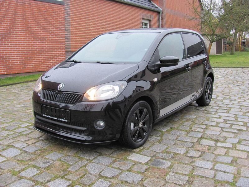 Deepschwarz perleffekt Gebraucht 2015 Skoda Citigo Monte Carlo Kleinwagen | 8.600 € (Fairer Preis) - Bild 1/4