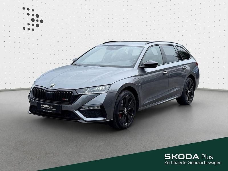 Graphitegrau metallic Gebraucht 2022 Skoda Octavia RS Kombi | 28.430 € (Guter Preis) - Bild 1/4