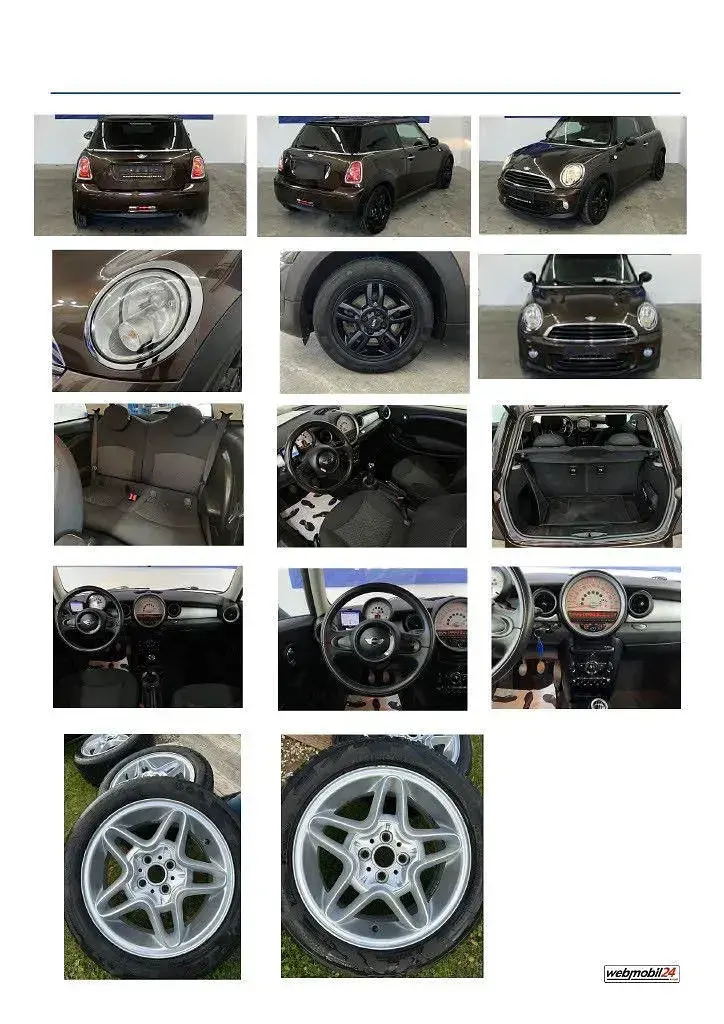 Gebraucht Mini ONE 98 PS (72 kW) 2011 Braun Kleinwagen