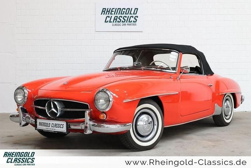 Rot Gebraucht 1962 Mercedes 190 Cabrio | 94.800 € - Bild 1/3