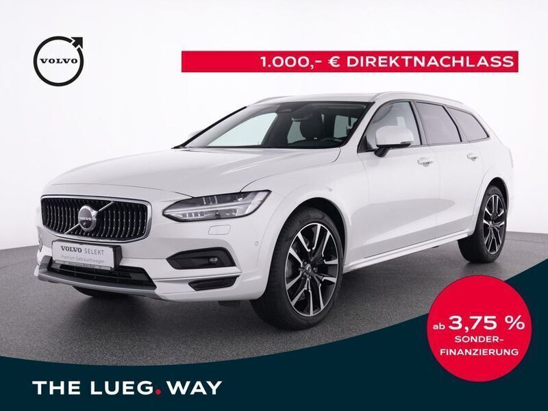 Crystal white / metallic Gebraucht 2023 Volvo V90 CC Plus Kombi | 44.890 € (Superpreis) - Bild 1/4