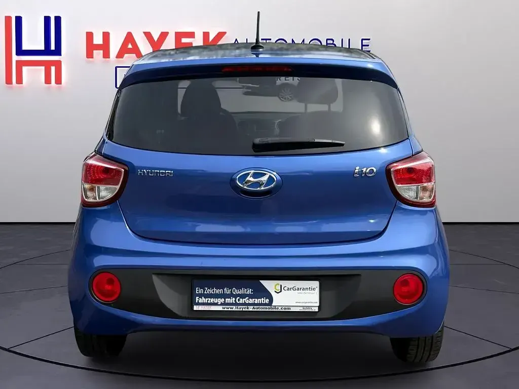 Gebraucht Hyundai i10 Passion 67 PS (49 kW) 2018 Blau Kleinwagen