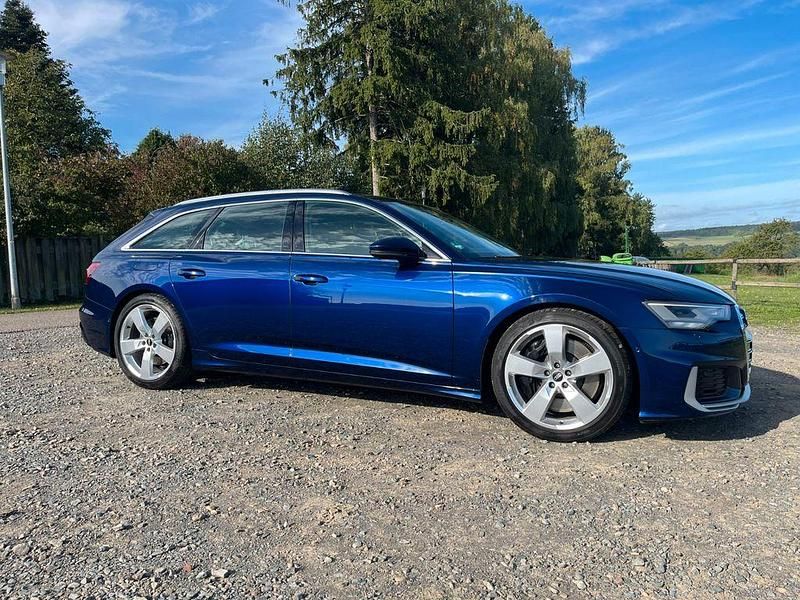 Blau Gebraucht 2021 Audi S6 Design Kombi | 40.300 € (Superpreis) - Bild 1/4
