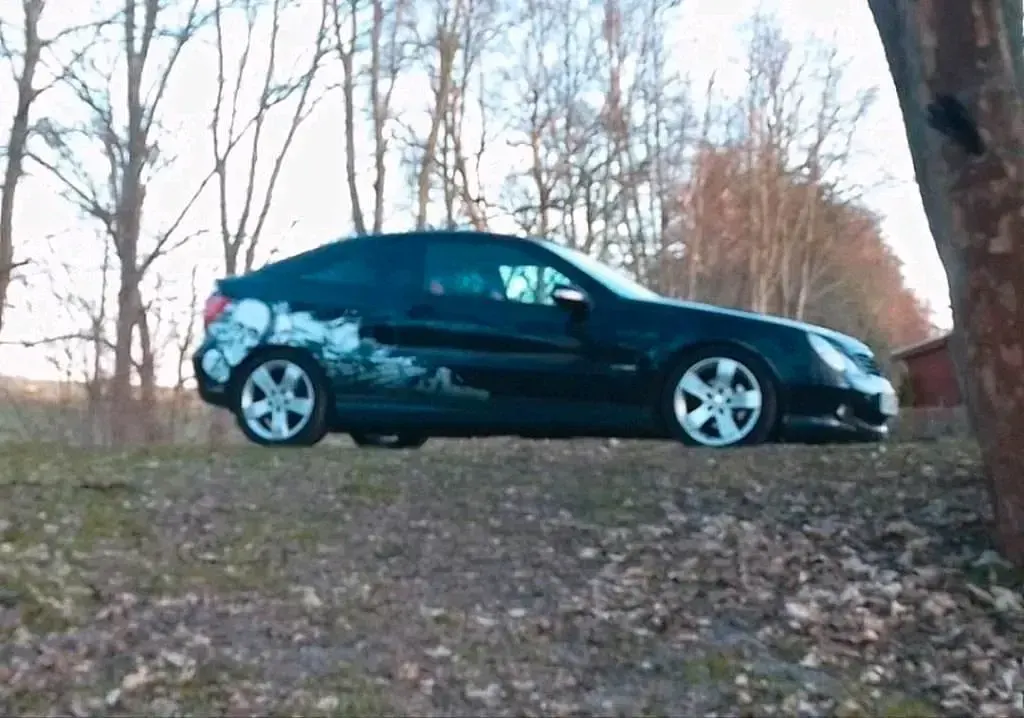 Gebraucht Mercedes C180 2003 Schwarz Coupé
