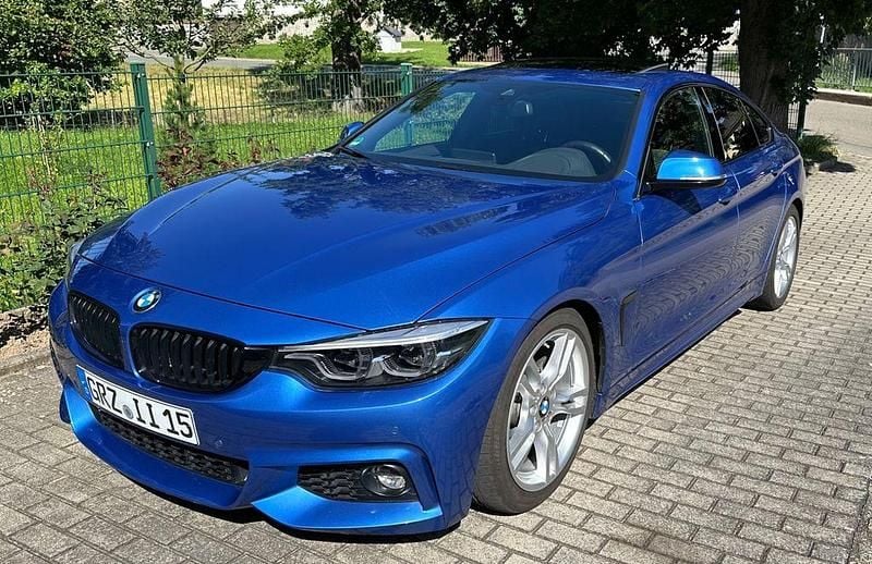 Blau Gebraucht 2019 BMW 420 Gran Coupé M Sport Coupé | 22.900 € (Guter Preis) - Bild 1/4