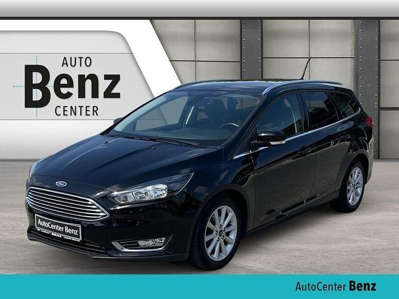 Schwarz Gebraucht 2016 Ford Focus Titanium Kombi | 10.490 € (Etwas zu teuer) - Bild 1/4