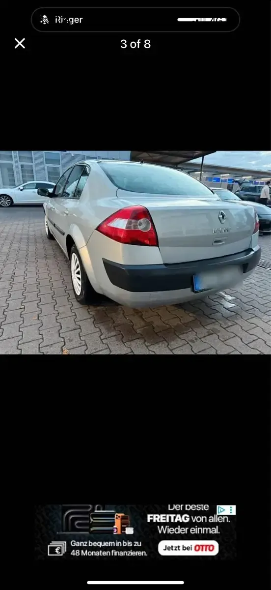 Gebraucht Renault Mégane II 135 PS (99 kW) 2007 Silber Limousine