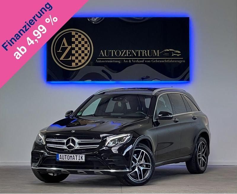 Schwarz Gebraucht 2018 Mercedes GLC250 AMG line SUV | 22.390 € (Fairer Preis) - Bild 1/4