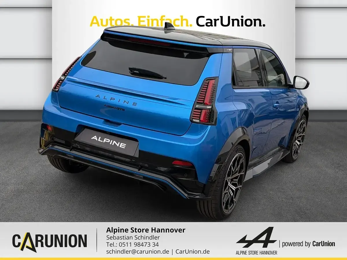 Neu Alpine A290 160 kW (218 PS) 2026 Alpine vision blau Kleinwagen