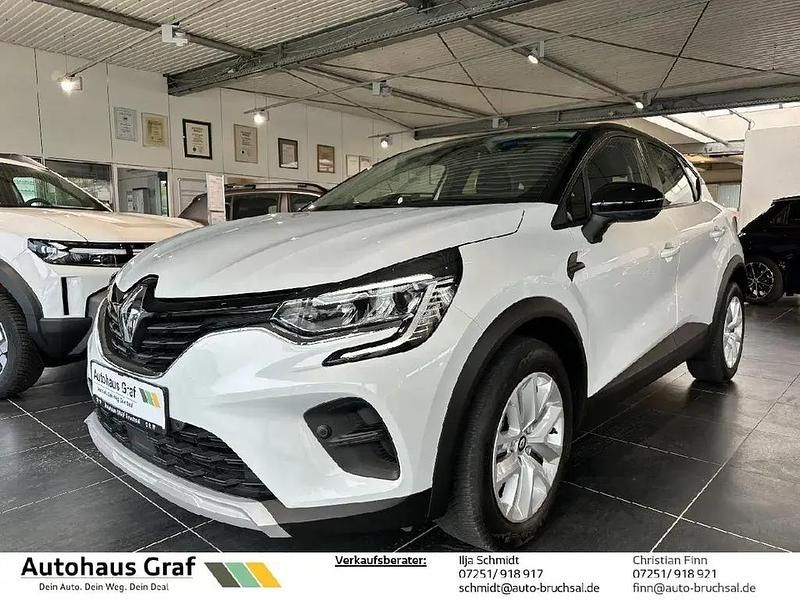 Perlmuttweiß / schwarz Gebraucht 2022 Renault Captur Zen SUV | 19.990 € (Fairer Preis) - Bild 1/4