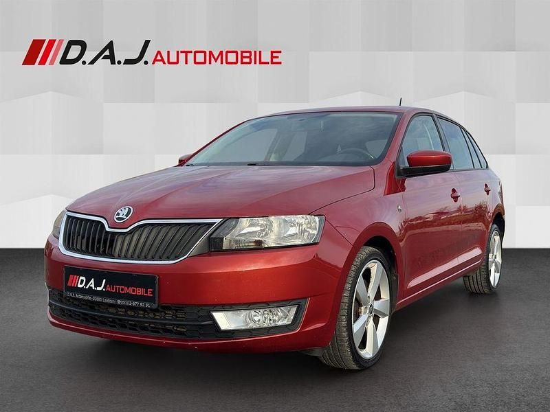Rot Gebraucht 2014 Skoda Rapid Elegance Limousine | 5.890 € (Fairer Preis) - Bild 1/4
