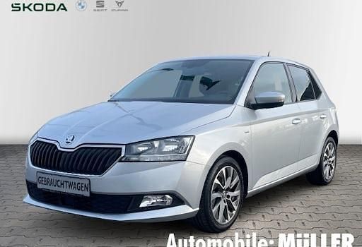 Brilliantsilber metallic Gebraucht 2021 Skoda Fabia Clever Limousine | 13.990 € (Fairer Preis) - Bild 1/4