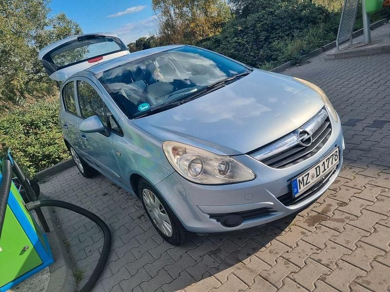 Blau Gebraucht 2007 Opel Corsa Limousine | 1.990 € (Guter Preis) - Bild 1/4