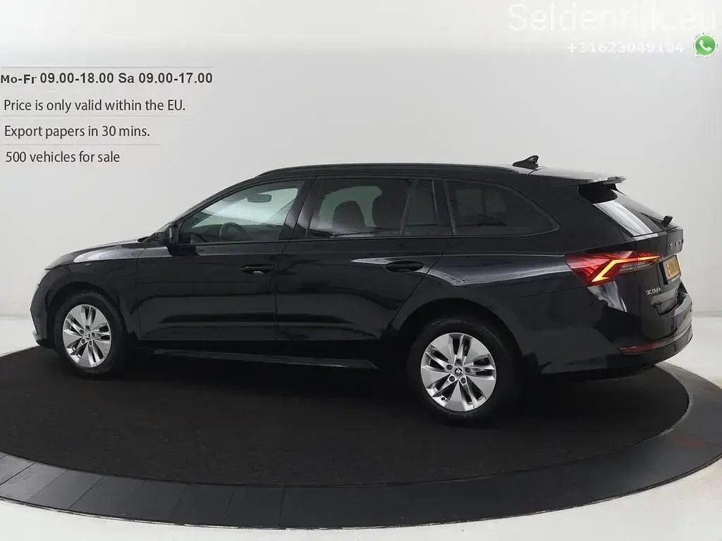Gebraucht Skoda Octavia Business Line 110 PS (80 kW) 2021 Schwarz Kombi