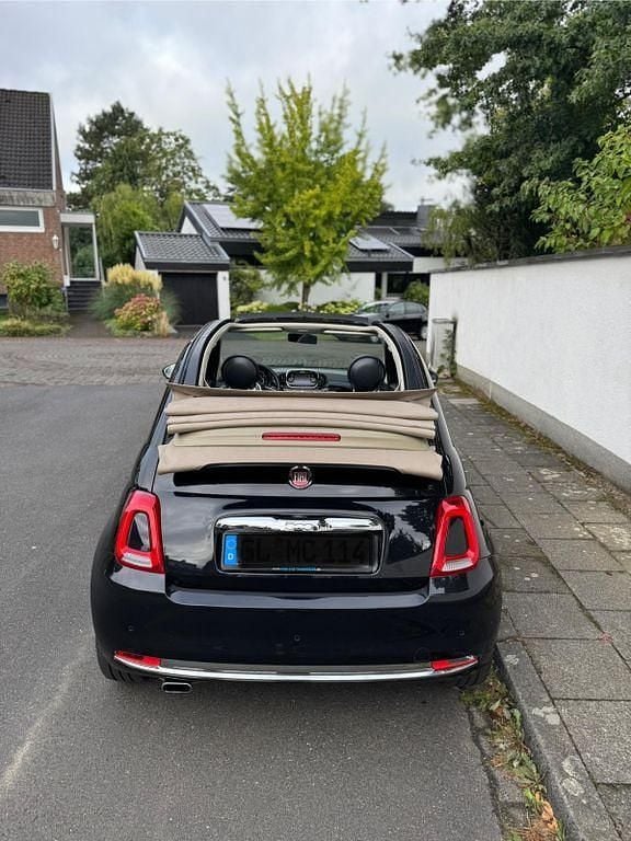 Schwarz Gebraucht 2016 Fiat 500C Lounge Cabrio | 9.300 € (Guter Preis) - Bild 1/4